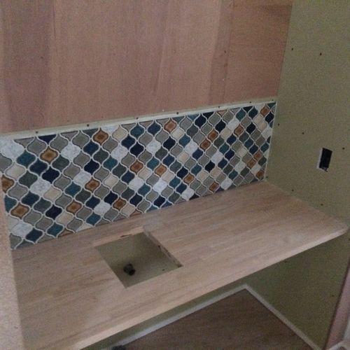 洗面タイル